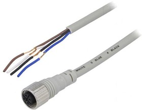 Фото 1/2 CIDH4-5, Соединительный кабель; M12; PIN: 4; прямой; 5м; вилка; Серия: CI