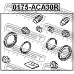 0175-ACA30R, ремк-кт торм.суппорта зад.!\ Toyota Camry 06-07