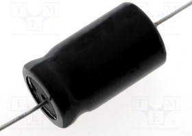 CEB-3.3/100A, Конденсатор электролитический, биполярный, THT, 3,3мкФ, 100В