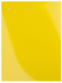 Фото 1/2 Табличка полужесткая для маркировки оболочек клейкое основание ПВХ желт. (уп.10шт) DKC TASE10512AY