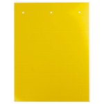 Табличка полужесткая клейкое основание ПВХ-0.5 желт. (уп.240шт) DKC TAS2715AY