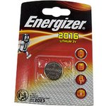 CR2016 ENRGIZER, батарейка Lithium CR2016 1шт 3V