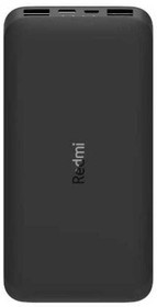 Фото 1/10 Мобильный аккумулятор Xiaomi Redmi Power Bank PB100LZM 10000mAh 2.4A черный (VXN4305GL)
