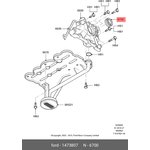 1473807, Сальник коленвала B-MAX 2012