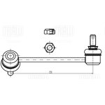 Стойка стабилизатора для а/м Great Wall Hover (05-) (перед.лев.) TRIALLI SP 3005