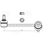 Стойка стабилизатора для а/м Great Wall Hover (05-) (перед.прав.) TRIALLI SP 3006