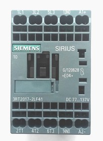 Фото 1/2 3RT2017-2LF41 Контактор Siemens