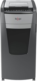 Фото 1/4 Шредер Rexel Optimum AutoFeed 600X черный с автоподачей (секр.P-4) фрагменты 600лист. 110лтр. скрепки скобы пл.карты