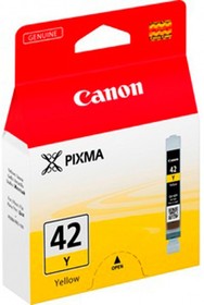 Фото 1/8 Картридж струйный Canon CLI-42Y 6387B001 желтый (284стр.) для Canon PRO-100
