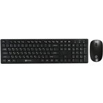 Клавиатура + мышь Оклик 240M клав:черный мышь:черный USB беспроводная slim ...