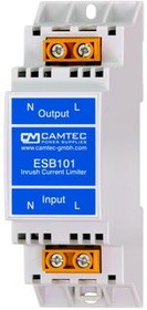 ESB101.LED.115VAC, AC Inrush Current Limiter, 16A, 115 VAC, 60x108x37mm, DIN Rail Mount / Wall Mount
