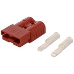6802G1, Heavy Duty Power Connectors SB120 RED #2 AWG W/ 120A 2 AWG CONT