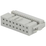 71600-116LF, Quickie IDC Receptacle, Wire to Board connector -Double row - 16 ...