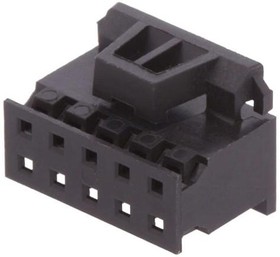 10073599-010LF, Active Latch Housing, Double Row, 10 Positions, 2.00mm (0.079in) Pitch