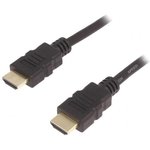 50408, Кабель, HDMI 1.4, вилка HDMI, с обеих сторон, 1,5м, черный