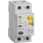 Выключатель дифференциального тока (УЗО) 2п 50А 100мА тип ACS ВД1-63S IEK ...