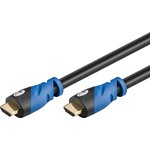 72316, Кабель, HDMI 2.0, вилка HDMI, с обеих сторон, 1м, черно-синий