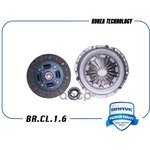 BRCL16, Clutch assembly [basket+disc+release] Solaris,Ceed,Rio II/III