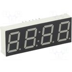 KW4-566AGB, Дисплей: LED, 7-сегментный, 14,2мм, 0,56", II.зн: 4, желто-зеленый