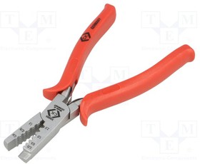 430005, Crimping Pliers for Bootlace Ferrules, 0.25 ... 2.5mm², 145mm