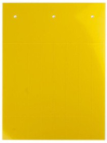 Фото 1/2 Табличка полужесткая клейкое основание ПВХ-0.5 желт. (уп.60шт) DKC TAS6715AY