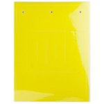 Табличка эластичная клейкое основание винил желт. (уп.70шт) DKC TAF1567AY
