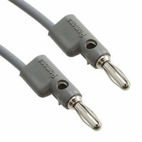 B-72-8, Test Leads 72in. Banana Plug Patch Cord (Gray)