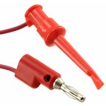 BU-P3782-24-2, Test Leads TEST LEAD STACKABLE BANANA TO GRABBER 24" RED