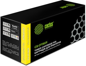 Фото 1/10 Картридж лазерный Cactus CS-CF362X CF362X желтый (9500стр.) для HP CLJ M552dn/M553dn