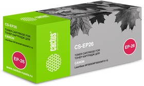 Фото 1/3 Картридж лазерный Cactus CS-EP26 EP-27 черный (2500стр.) для Canon LB MF5630/MF5650/MF3110