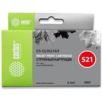 Картридж струйный Cactus CS-CLI521GY серый (8.4мл) для Canon Pixma MP980/MP990