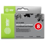 Картридж струйный Cactus CS-CLI8BK черный (12мл) для Canon ...