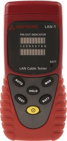 Фото 1/4 LAN-1, LAN/Telecom/Cable Testing LAN CABLE TESTER LED DISPLAY