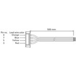 4835775-1, SF242 Series Power Cable, 500mm Length