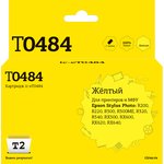 IC-ET0484 Картридж T2 для Epson Stylus Photo R200/R300/RX500/RX600, желтый, с чипом