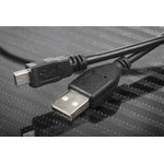 USB 2.0 Cable, Male USB A to Male Mini USB B Cable, 500mm