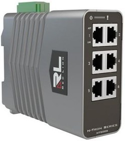 Фото 1/2 NT-5006-000-0000, Industrial Ethernet Switch, RJ45 Ports 6, 1Gbps, Managed