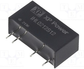 IHL0212S12, Isolated DC/DC Converters - Through Hole DC-DC, 2W, single output, high isolation, SIP7