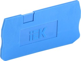 Фото 1/2 YZN11D-3-ZGL-002-K07, Заглушка для КПИ 3в-1,5/2,5 3 вывода синяя IEK