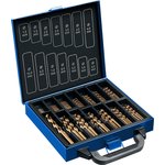 ЗУБР Кобальт, 99 шт, (1-10 мм), сталь Р6М5К5, класс А, мет.бокс ...