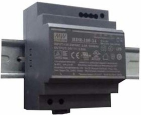 Фото 1/3 HDR-100-15N, DIN-Rail Power Supply, 89%, 15V, 6.5A, 97.5W, Adjustable