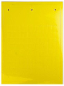 Фото 1/2 Табличка эластичная клейкое основание винил желт. (уп.720шт) DKC TAF178AY