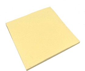 Теплопроводный желтый материал 86/320 3,0 х 50 х 50 мм (бабл-гум)
