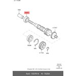 1537914, Подшипник КПП B-MAX 2012-,Fiesta 2012-,EcoSport 2013-,Transit/Tourneo ...