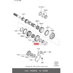 1560894, 1560894_подшипник первичного вала КПП задний !MTX75\ Ford