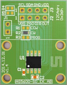 Фото 1/2 AS5600-SO_EK_AB, Magnetic Sensor Development Tools AS5600 Magnetic Sensor 12-Bit Kit