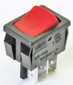 Фото 1/2 GRS-4012-0026, Rocker Switches SPDT MINI RED ON-ON
