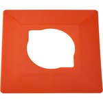 Рамка декаративная накладка под выключатель, оранжевый, ЮЛИГ.735212.410 оранжевый