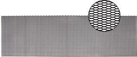 Фото 1/2 KT 835482, Облицовка радиатора (сетка декоративная) алюминий, 100 х 30 см, черная, ячейки 20мм х 5мм сота