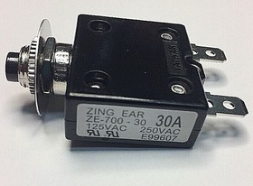 Фото 1/2 Автоматический выключатель защиты от перегрузки питания ZE-700S-30A